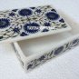 6"x4"x2" Marble Pietradure Jewelry Box Rare Stone Inlay Marquetry Special Gifts