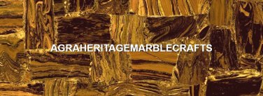 Intregrate Marble Dining Room Inlay Table Fine Work Iron Tiger Eye Decor H5594