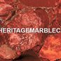 Precious Marble Dining Table Top Red Jasper Inlaid Stone Gift Arts Decor H5586