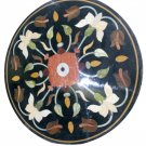 Round Marble Coffee Top Table Inlay Gemstone Mosaic Work Living Room Decor H937 Round Marble Coffee Top Table Inlay Gemstone Mosaic Work Living Room Decor H937