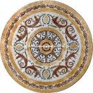 Cafeteria Marble Dining Table Stunning Mosaic Arts Inlay Work Garden Decor H5336 Cafeteria Marble Dining Table Stunning Mosaic Arts Inlay Work Garden Decor H5336