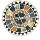 White Marble Coffee Table Top Mosaic Semi Precious Inlay Stone Patio Decor H3809 White Marble Coffee Table Top Mosaic Semi Precious Inlay Stone Patio Decor H3809