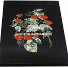 Marble Coffee Center Table Top Coral Stone Inlaid Marquetry Art Decorative H3001