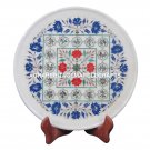Marble Serving Dish Plate Stone Inlaid Marquetry Kitchen Best Gift Decor H1443 Marble Serving Dish Plate Stone Inlaid Marquetry Kitchen Best Gift Decor H1443