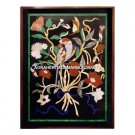 Marble Center Hallway Table Top Marquetry Inlay Floral Bird Art Home Decor H5352 Marble Center Hallway Table Top Marquetry Inlay Floral Bird Art Home Decor H5352