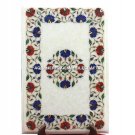 10"x14" Marble Coffee Table Top Marquetry Lapis Inlay Gemstone Mosaic Deco H1688 10"x14" Marble Coffee Table Top Marquetry Lapis Inlay Gemstone Mosaic Deco H1688