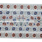 Marble Dining Countertop Table Carnelian Lapis Inlay Restaurant Patio Decor H943