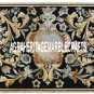 Black Marble Dining Table Scagliola Arts Inlay Stone Occasion Gifts Decor H3283