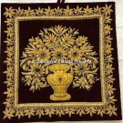 3'x2' Kashmir Gold Hand Embroidered Rugs & Carpet With Wall Hanging Design M051 3'x2' Kashmir Gold Hand Embroidered Rugs & Carpet With Wall Hanging Design M051