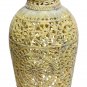 12" Marble Soapstone Flower Vase Pot Beautiful Collectible Decor Design Art H738
