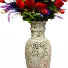 12" Marble Soapstone Flower Vase Pot Beautiful Elephant Home Decor Art Gift H735 12" Marble Soapstone Flower Vase Pot Beautiful Elephant Home Decor Art Gift H735