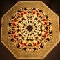 30" Marble Coffee Table Top Pietra Dura Table Semi Precious Handmade Arts Gifts