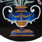 Marble Indian Trophy Flower Vase Coffee Tables Top Handmade Art Garden Deco H494