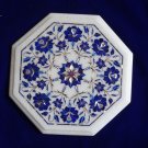 12" White Marble Coffee Table Eid Exclusive 2017 Lapis Lazuli Mosaic Home Decort