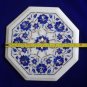 12" White Marble Coffee Table Eid Exclusive 2017 Lapis Lazuli Mosaic Home Decort