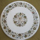 Round Marble Center Coffee Table Top Precious Inlaid Art Living Room Decor H3980 Round Marble Center Coffee Table Top Precious Inlaid Art Living Room Decor H3980