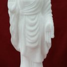13" White Marble Buddha Fine Art Stone Sculpture Religious Collectible Gift 13" White Marble Buddha Fine Art Stone Sculpture Religious Collectible Gift