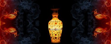 16" Marvelous Marble Flower Vase Inlay Floral Stones Best Special Gift Decor Art