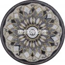 Black Marble Dining Top Table Mosaic Inlay Pietradura Stone Hallway Decor H3904 Black Marble Dining Top Table Mosaic Inlay Pietradura Stone Hallway Decor H3904