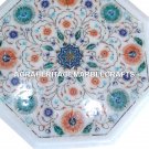 12'' Marble Coffee Table Top Hakik Gems Mosaic Inlay Marquetry Home Decor H3083 12'' Marble Coffee Table Top Hakik Gems Mosaic Inlay Marquetry Home Decor H3083