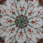 12" Marble Coffee Table Top Mosaic Pietra Dura Handmade Home Decorative Arts