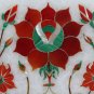 12" Marble Coffee Table Top Mosaic Pietra Dura Handmade Home Decorative Arts