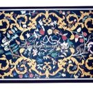4'x3' Marble Dining Table Rare Marquetry Art Inlay Furniture Outdoor Decor H3145 4'x3' Marble Dining Table Rare Marquetry Art Inlay Furniture Outdoor Decor H3145