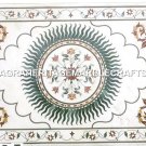 White Marble Dining Center Table Top Mosaic Semi Modern Inlay Home Decor H2422 White Marble Dining Center Table Top Mosaic Semi Modern Inlay Home Decor H2422
