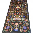 4'x3' Marble Black Dining Table Top Pietradura Inlay Work Christmas Decorative 4'x3' Marble Black Dining Table Top Pietradura Inlay Work Christmas Decorative