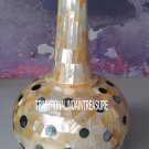 15" White Marble Flower Pot Rare Abalone Stone Marquetry Inlay Gems Decor Gift 15" White Marble Flower Pot Rare Abalone Stone Marquetry Inlay Gems Decor Gift