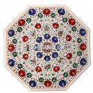 Marble Coffee Table With Fine Multi Floral Stone Inlay Decor Mosaic Arts H3541 Marble Coffee Table With Fine Multi Floral Stone Inlay Decor Mosaic Arts H3541