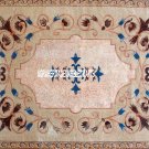 White Marble Top Dining Table Marquetry Jasper Inlay Home Pietradure Decor H3193