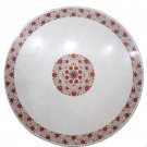 36" White Marble Coffee Table Top Hakik Unique Mughal Art Christmas Decor Gifts 36" White Marble Coffee Table Top Hakik Unique Mughal Art Christmas Decor Gifts
