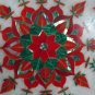 36" White Marble Coffee Table Top Hakik Unique Mughal Art Christmas Decor Gifts
