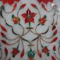 36" White Marble Coffee Table Top Hakik Unique Mughal Art Christmas Decor Gifts