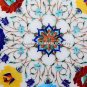 Multi Marble Side Custom Table Marquetry Floral Inlay Art Occasion Decor H5398
