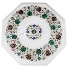Marble Coffee Table Top Multi Stone Inlaid Pietra Dura Mosaic Patio Decor H1432 Marble Coffee Table Top Multi Stone Inlaid Pietra Dura Mosaic Patio Decor H1432