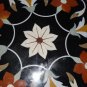 24" Black Round Marble Coffee Table Handmade Pietra Dura Decor With Stand Arts