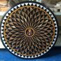 24" Marble Fine Coffee Table Top Rare Marquetry Inlaid Work Art Christmas Decor