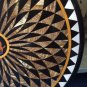24" Marble Fine Coffee Table Top Rare Marquetry Inlaid Work Art Christmas Decor