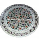 Marble Table Top Multi Mosaic Stunning Inlay Art Decorative Home Furniture H4562