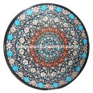 Marble Top Dining Coffee Table Rare Turquoise Gem Inlay Floral Home Decor H911 Marble Top Dining Coffee Table Rare Turquoise Gem Inlay Floral Home Decor H911