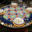 Designer Marble Restaurant Table Top Lapis Inlay Mosaic Living Room Decor H3916 Designer Marble Restaurant Table Top Lapis Inlay Mosaic Living Room Decor H3916