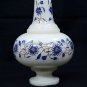 Modern Lapis Inlay Floral Arts Marble Flower Vase Home Accessories Decor H5573