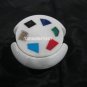 Marble White Coffee Coaster Rare Gemstone Inlay Marquetry Gifts Decor Art Gifts