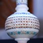 Antique White Marble Flower Pot Jar Semi Mosaic Inlaid Art Marvelous Gifts H1959