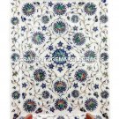 10"x15" Marble Serving Dish Tray Inlay Mosaic Floral Black Friday Decor H1723