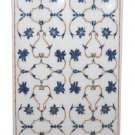 2.5'x6' Marble Dining Lapis Lazuli Floral Table Top Mosaic Art Decor Furniture