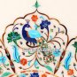 White Marble Center Table With Stand Marquetry Garden Decor Mosaic Decor H3547