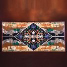 Marble Black Dining Center Side Table Animal Arts Inlaid Marquetry Decor H3677 Marble Black Dining Center Side Table Animal Arts Inlaid Marquetry Decor H3677